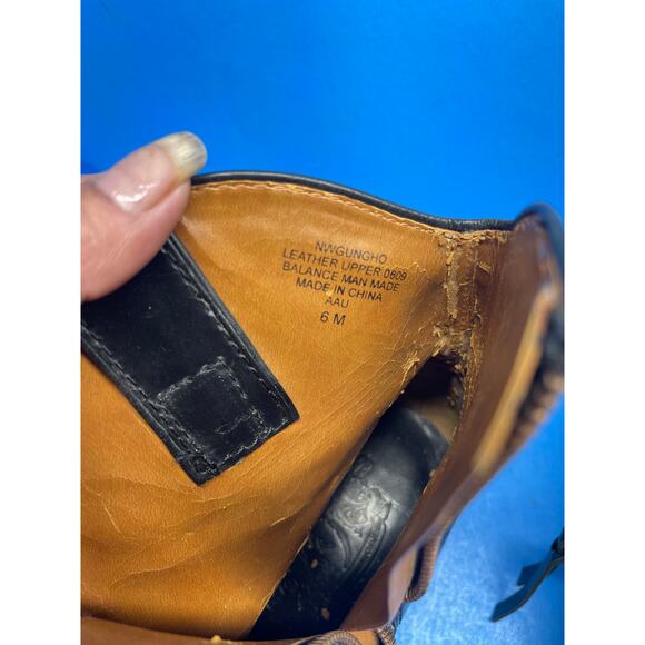 Nine West Vintage America Collection Black Leather Cowgirl Boots size 6 M - Picture 10 of 11